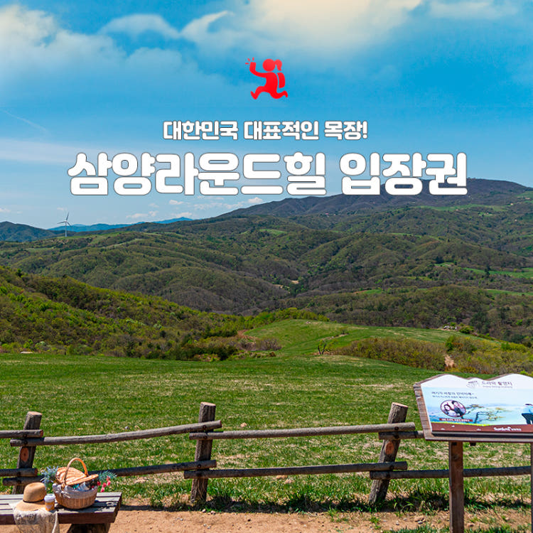 평창 여행 삼양라운드힐(대관령삼양목장) 대인 입장권 할인